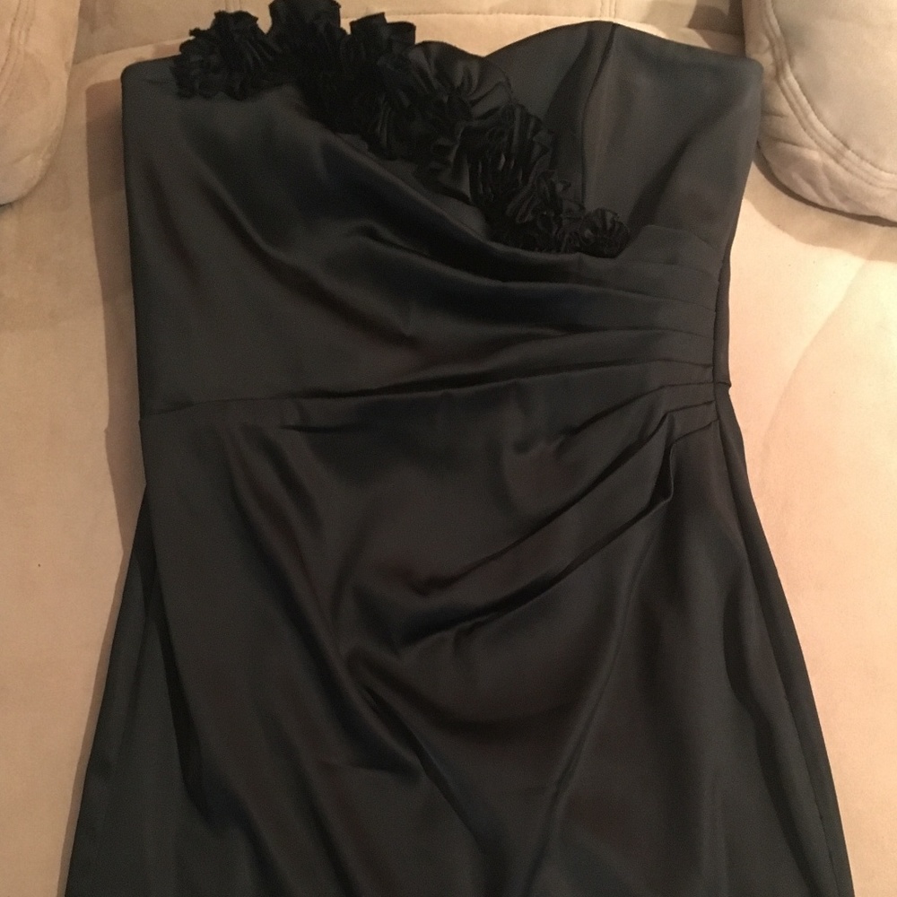 Like New Black Mid Length Formal Dress